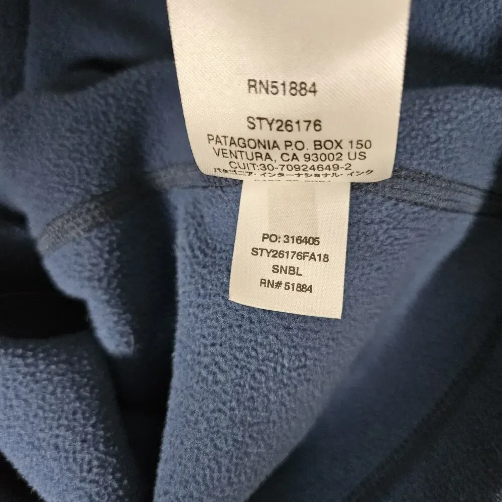 Patagonia Micro D Fleece Pullover Men's Large Blue Gorpcore Granola Outdoors